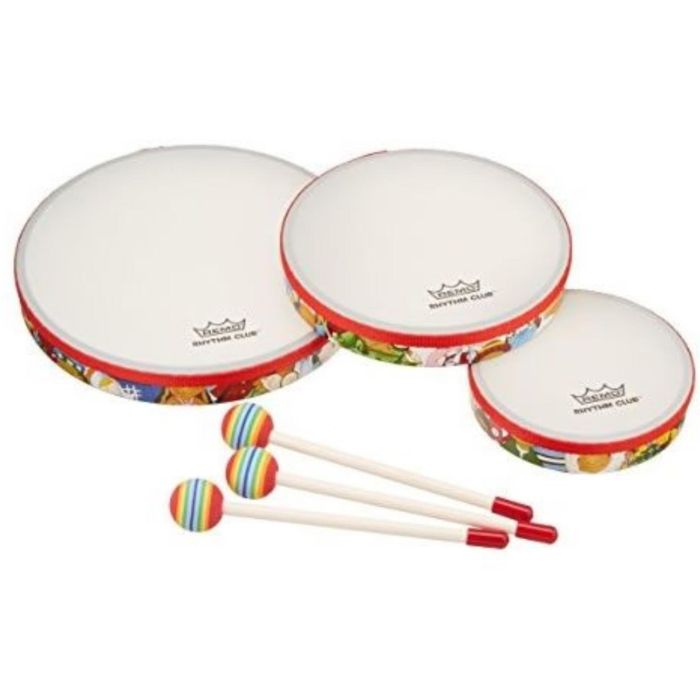 Remo RH-3100-00 Set tamburelli Rhythm Club Hand Drum 6/8/10" main product photo