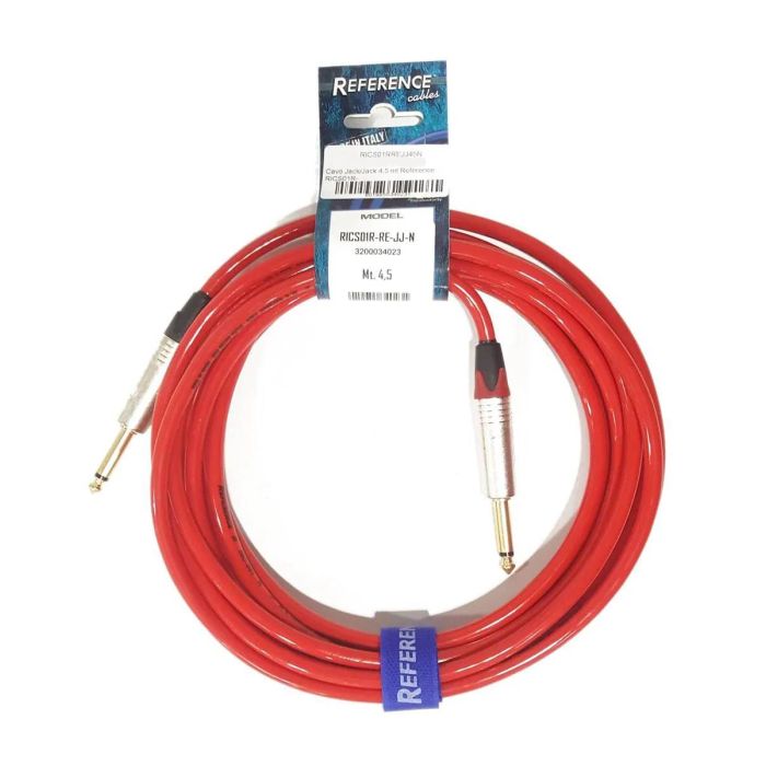 Cavo Jack/Jack 4,5 mt Reference RICS01R-RE-JJ-4,5-N rosso connettori Neutrik main product photo