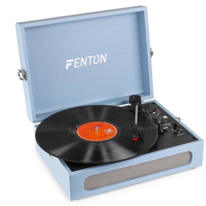 Fenton RP118E Giradischi bluetooth blue main product photo