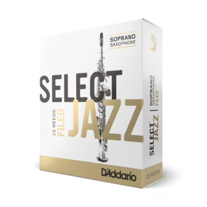 Ance Sax Soprano Select Jazz filed D'Addario n.3 Hard 10pz main product photo