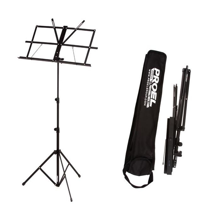 Leggio Pieghevole Proel RSM300 nero con borsa main product photo