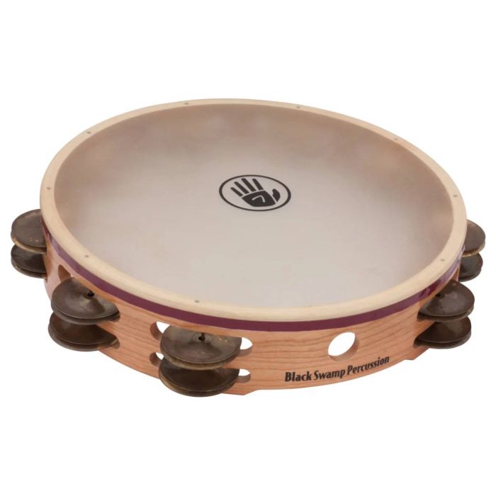 Black Swamp S3 Series S3TD Tamburello 10" piattini ottone anticato pelle naturale Kalfo main product photo