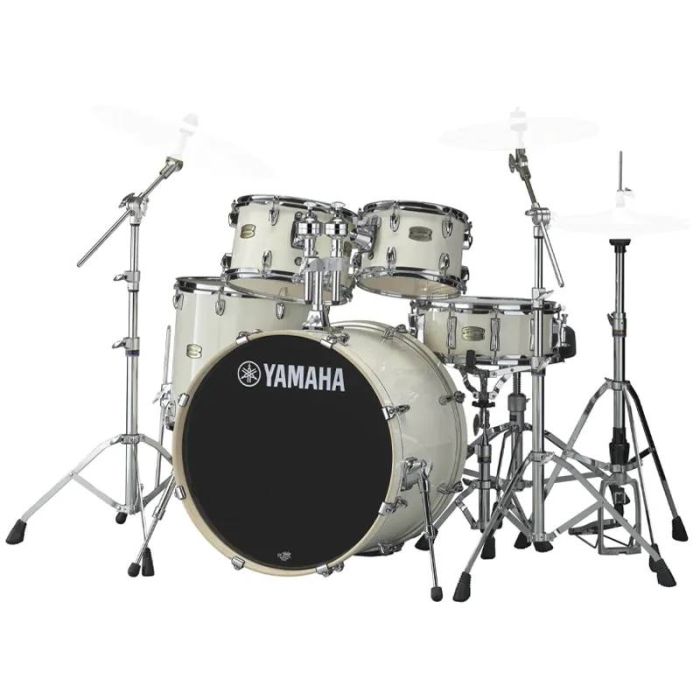 Yamaha Stage Custom Birch 20" 5pz + Hardware Classic White main product photo