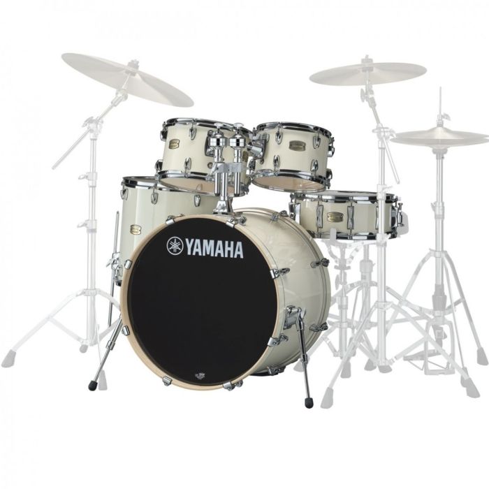Yamaha Stage Custom Birch 22" Batteria 5pz Classic White main product photo