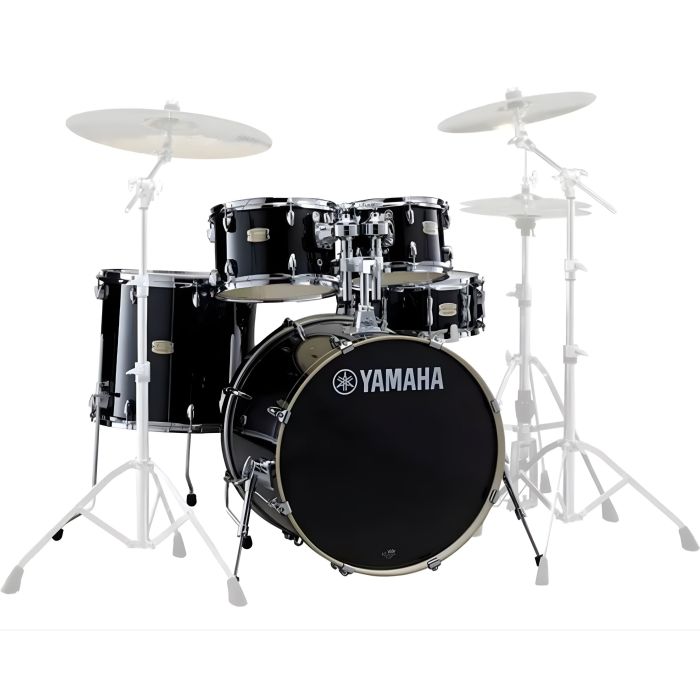 Yamaha Batteria Stage Custom Birch 22" 5pz Raven Black main product photo