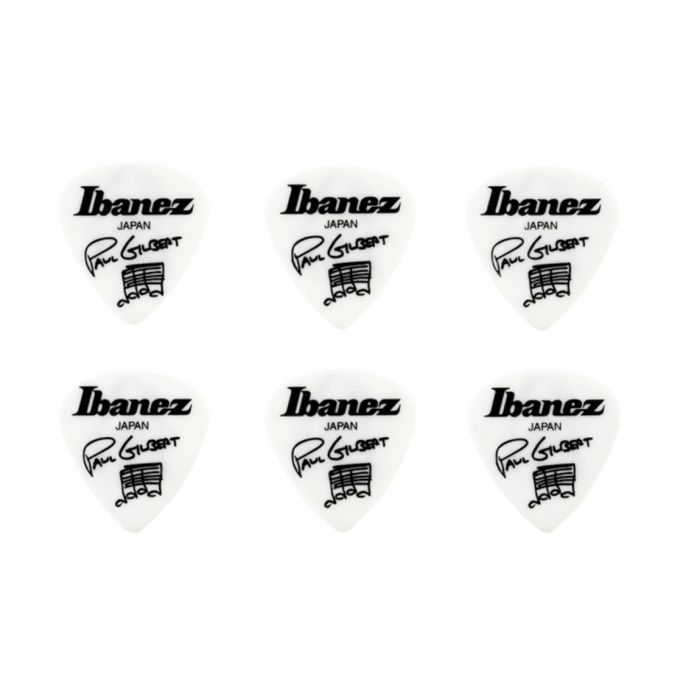Ibanez heavy B1000PGWH Paul Gilbert Blister 6pz plettri 1mm main product photo