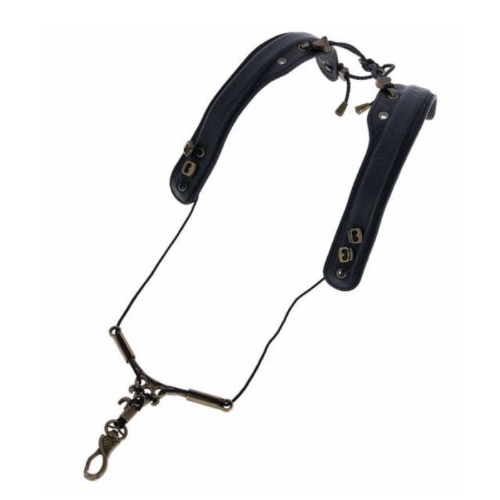 Tracolla Sax universale Balam 501 Premium pelle nera main product photo