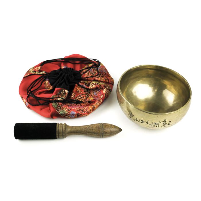 Klangschalen Campana Tibetana 12cm Mantra Omani Padme Hum main product photo