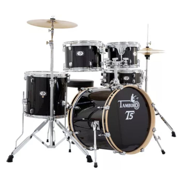 Tamburo T5 20" 5pz Completa Black Sparkle main product photo