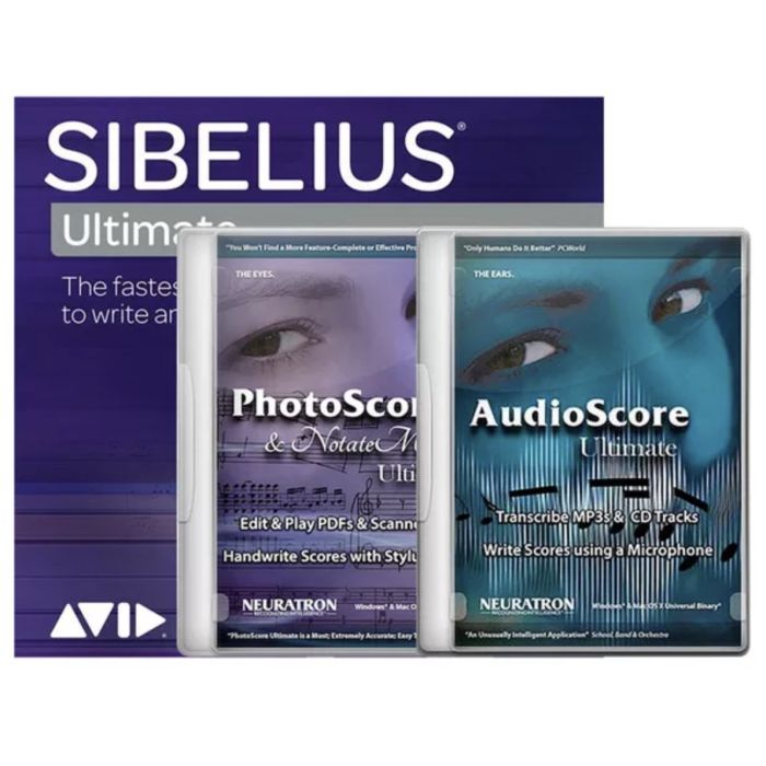 AVID Sibelius Ult Perpetual + Photoscore & NotateMe Ult + Audioscore Ult - Edu main product photo