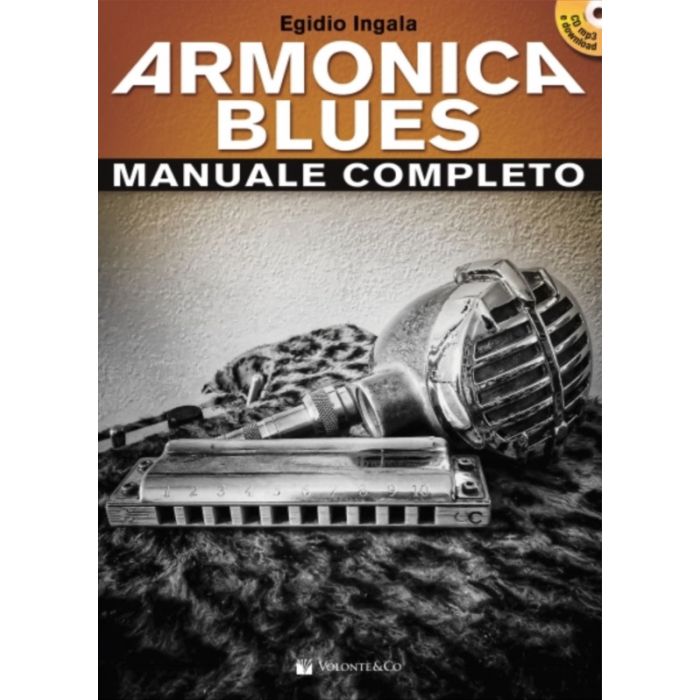 E.Ingala Armonica Blues Manuale Completo con CD MP3 e download main product photo