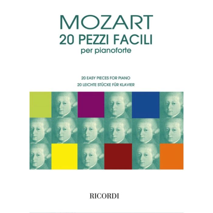 W.A.Mozart 20 Pezzi Facili per Pianoforte main product photo