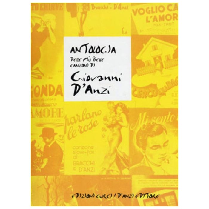 G.D'Anzi Antologia delle più belle Canzoni di Giovanni D'Anzi per voce e pianoforte main product photo