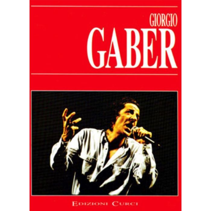 G.Gaber Raccolta di Successi per strumenti melodici e a tastiera main product photo