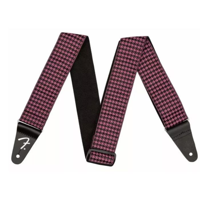 FENDER Houndstooth Jacquard Strap Pink main product photo
