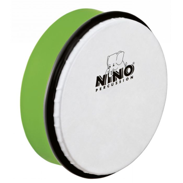 NINO4GG Tamburello 6" abs verde con battente main product photo