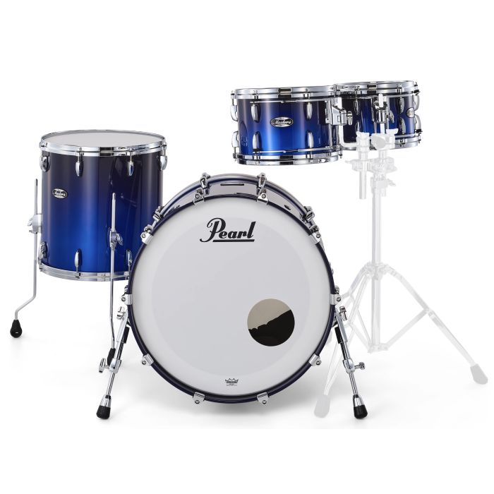 Pearl Masters Maple 22" 4pz kobalt blue fade metallic main product photo