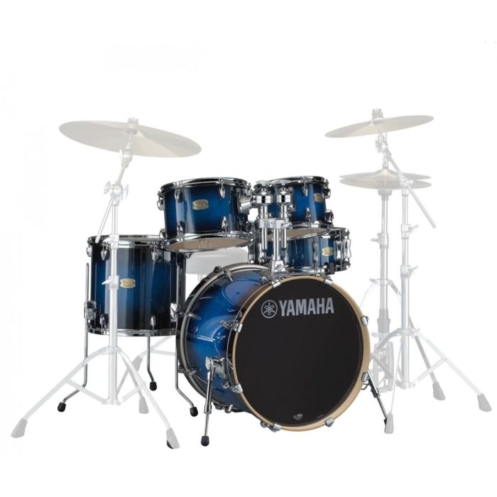 Yamaha Stage Custom Birch 22" Batteria 5pz deep blue sunburst main product photo