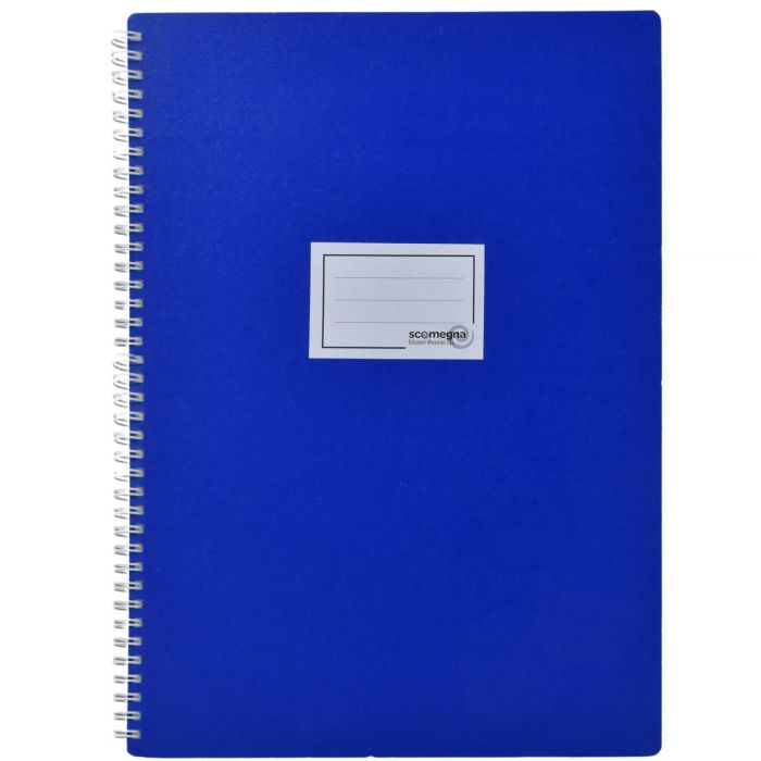 Libretto banda Scomegna 20 fogli A4 33x25,5cm blu 629gr main product photo