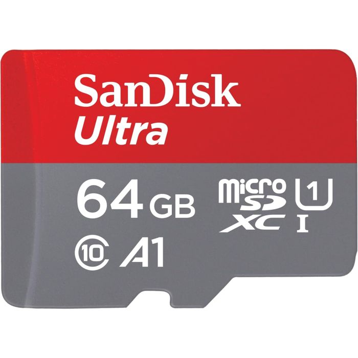 Sd Card SanDisk Ultra 64GB microSDXC UHS-I whit adapter main product photo