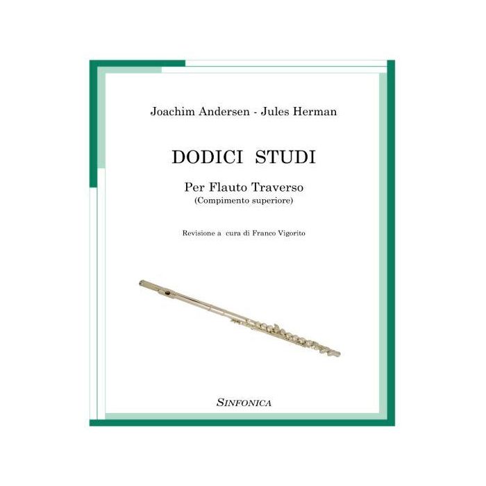 Andersen Herman 12 studi per flauto traverso main product photo