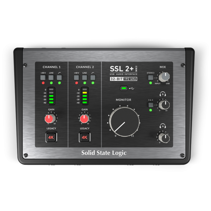 SOLID STATE LOGIC SSL2+ MKII interfaccia main product photo