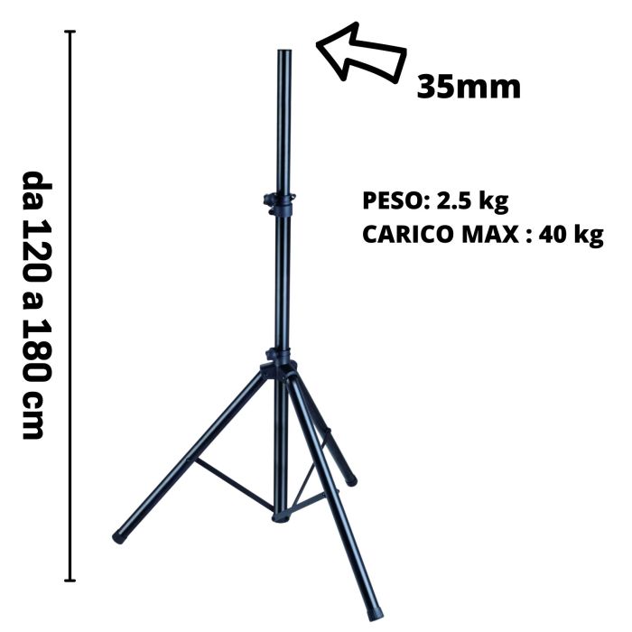 Supporto Cassa Soundsation SSPS-70-BK main product photo