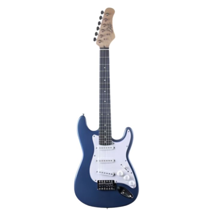 Eko ST-100 Chitarra Elettrica Mini 3/4 metallic blue main product photo
