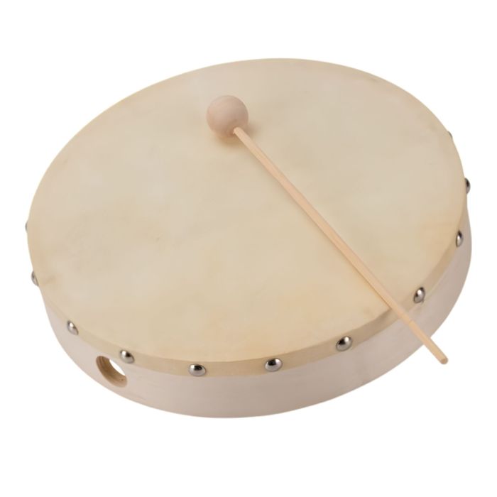 Soundsation STB-06 Tamburello 15cm pelle naturale con battente main product photo