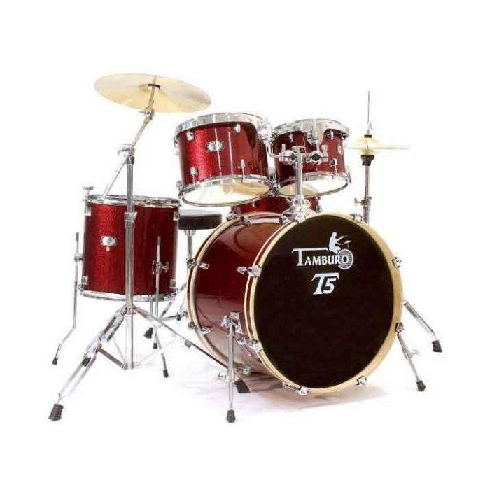 Tamburo T5 22" 5pz Red Sparkle Completa timp. 14" main product photo