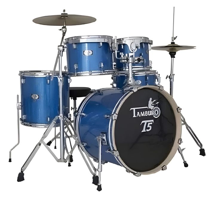 Tamburo T5 Batteria 20" 5pz Completa BLUE MARINE SPARKLE main product photo