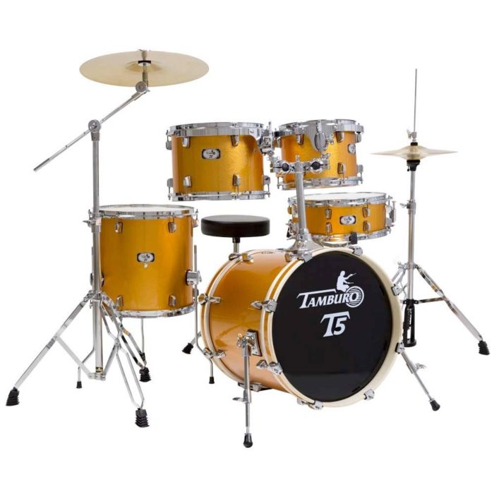 Tamburo T5 16" 5pz Completa Yellow Sparkle main product photo