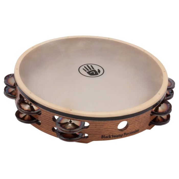 Black Swamp Sound Art TD1 Tamburello 10" piattini alpacca pelle naturale main product photo