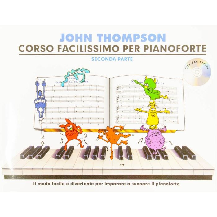Thompson Corso facilissimo di pianoforte 2 con audio online main product photo