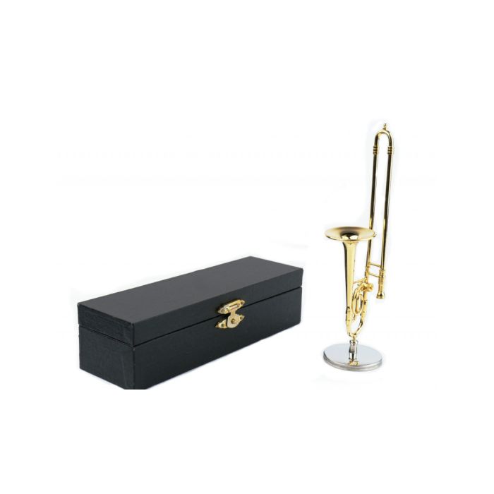 Miniatura Trombone 13,5cm con custodia Agifty main product photo