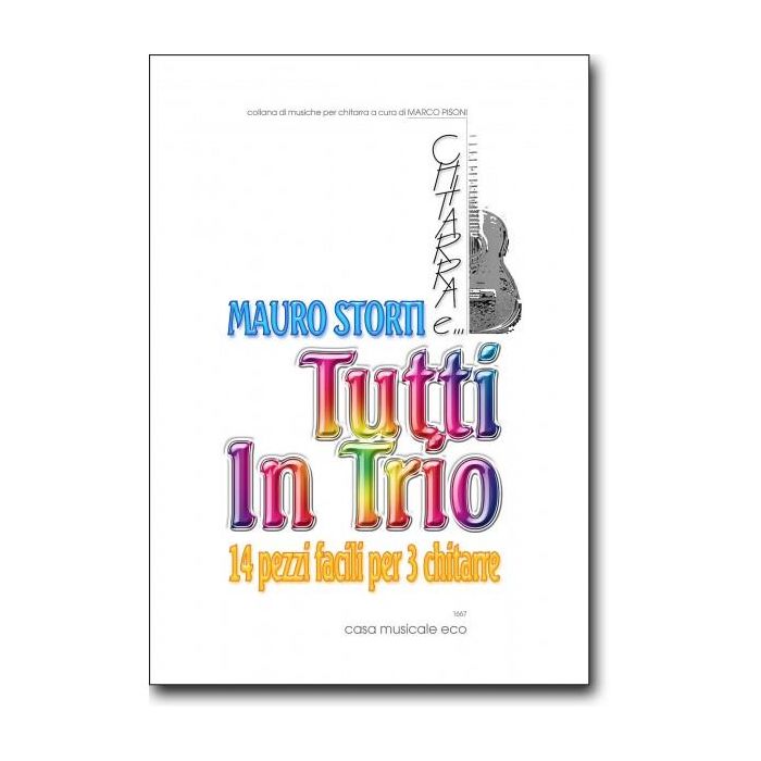Storti tutti in trio 14 pezzi facili per chitarra main product photo