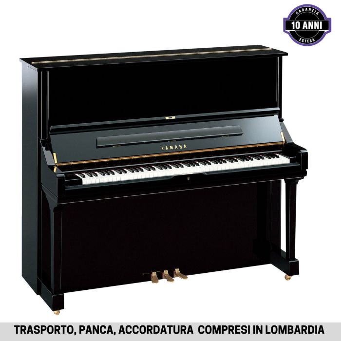 Yamaha U3 PE nero lucido main product photo