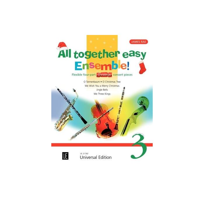 All Together Easy Ensemble Flexible four part Christmas concert pieces vol.3 main product photo