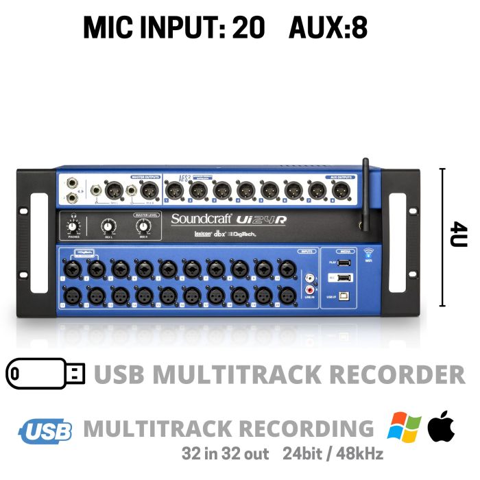 Soundcraft Ui24R main product photo