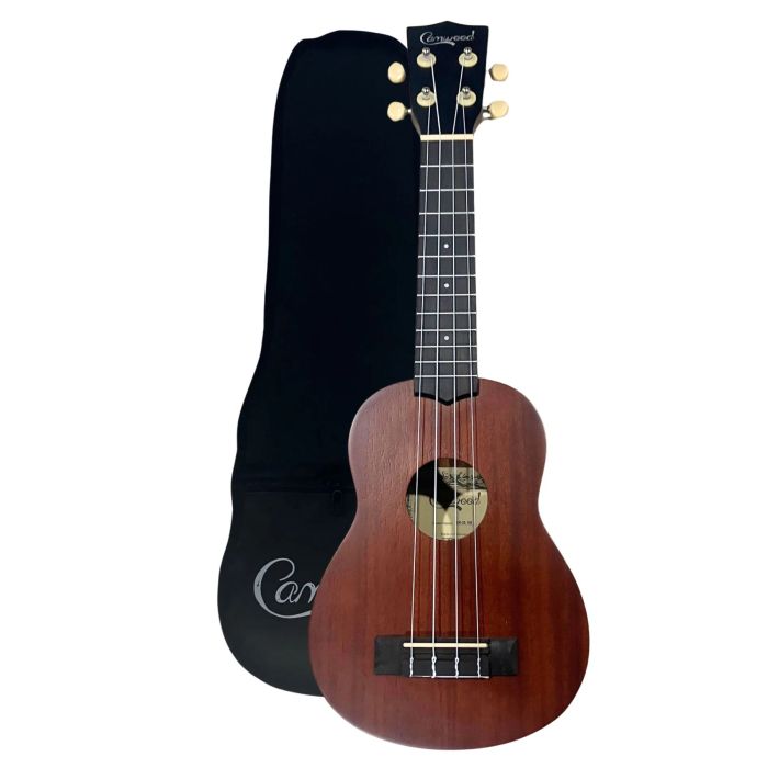 Camwood Ukulele soprano natural con borsa main product photo