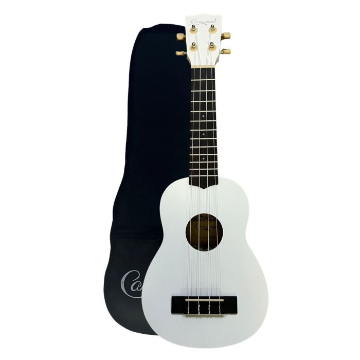 Ukulele soprano Camwood Bianco con borsa main product photo