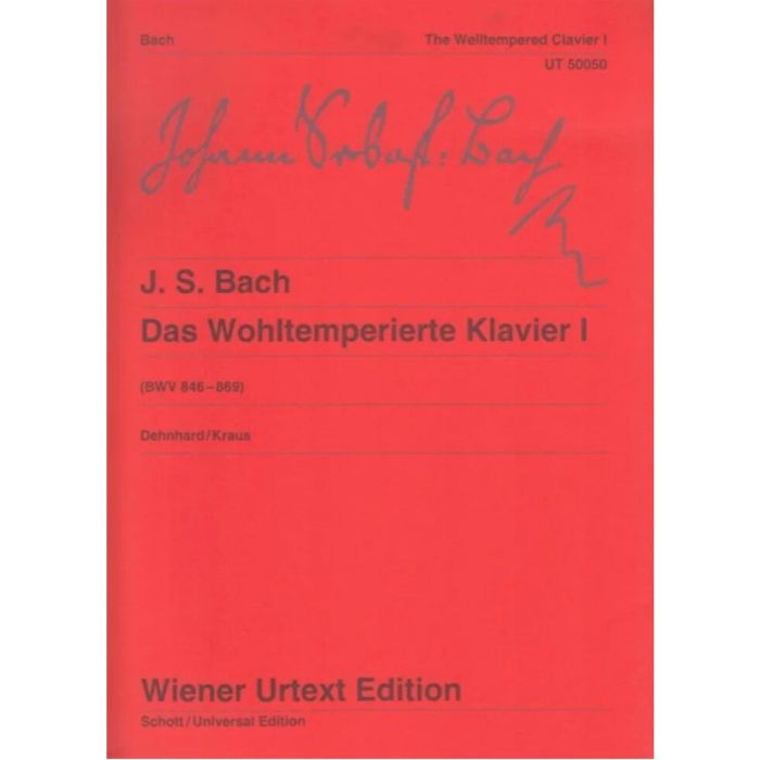 Bach Il Clavicembalo Ben Temperato Vol. 1 ed. Wiener Urtext main product photo