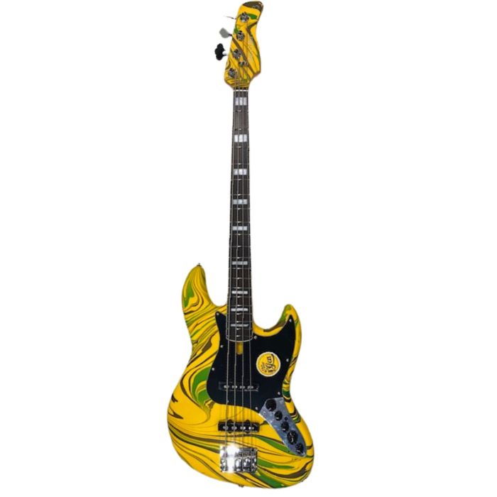 Marcus Miller V7-4 New Gen yellow swirl main product photo