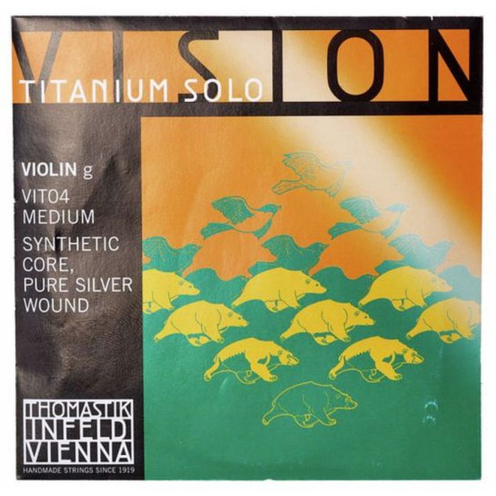 Corda Violino 4/4 Thomastik Vision Titanium Solo VIT04 corda violino SOL main product photo