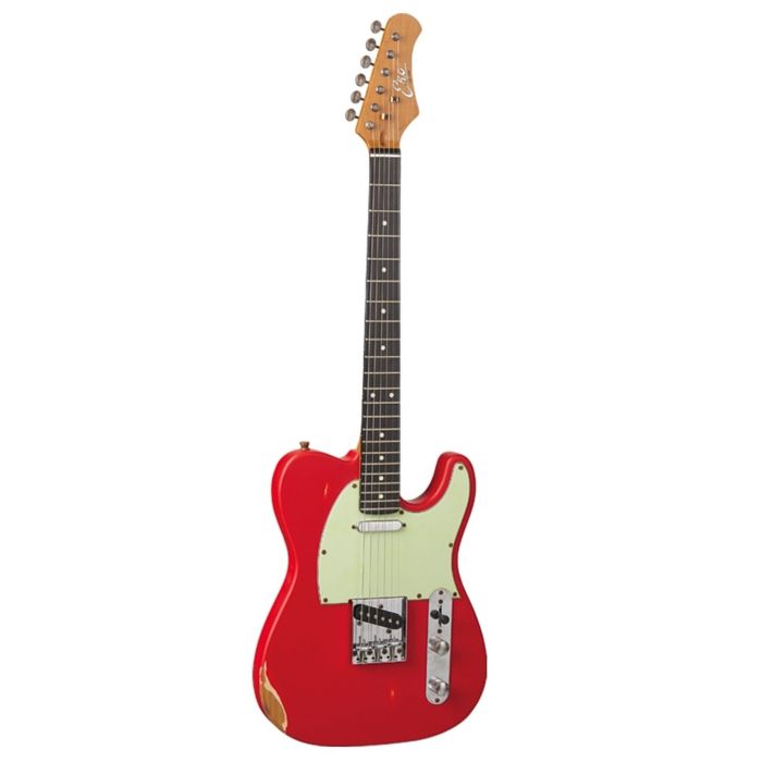 Eko VT-380 Relic Chitarra Elettrica fiesta red main product photo