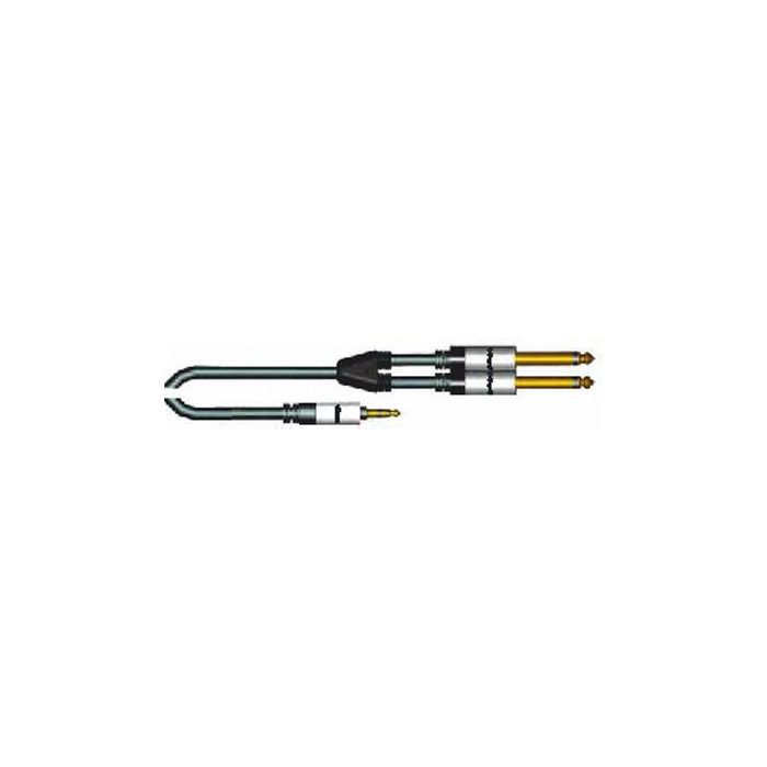 Cavo mini jack st/2 jack mono 3 mt Audiodesign main product photo