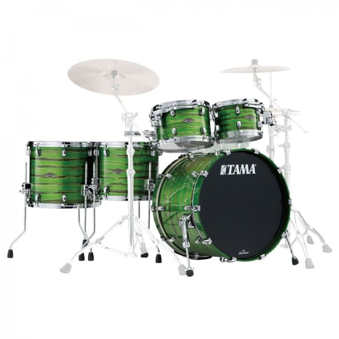 Tama walnut 22" 6pz lacquer shamrock oyster main product photo