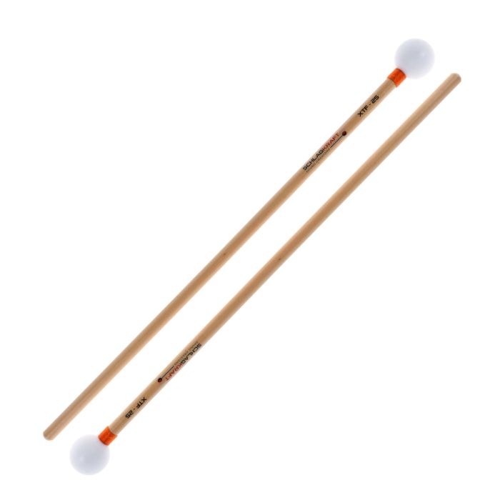 Mallets Xilofono Schlagkraft XTF-25 manico in rattan testa in plastica bianca Medium Hard main product photo