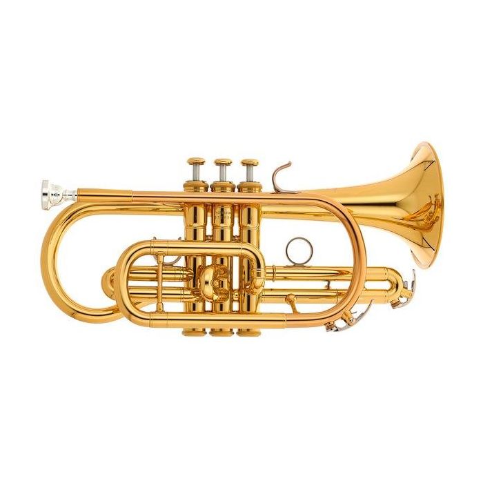 Cornetta Yamaha YCR6335II laccata sib con astuccio e bocchino main product photo
