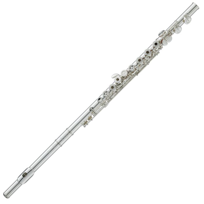 Flauto Yamaha YFL677 fori aperti non in linea,Mi snodato corpo e testata in argento main product photo